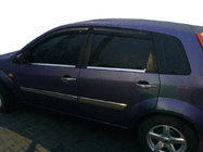 Ford Fiesta 2002–2008 Yttre kromlister runt rutorna (4 st, rostfritt stål) OmsaLine – italienskt rostfritt stål foto 3
