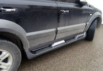 Kia Sorento I BL 2002–2009 Sidotrösklar i plast (plast) foto 1