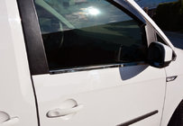 Volkswagen Caddy 2015–2020 Fönsterlister (2 st, rostfritt stål) foto 1