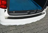 Volkswagen Caddy 2015–2020 Bakre stötfångarskydd OmsaLine (rostfritt stål) foto 1