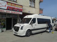 Volkswagen Crafter 2006–2016 Frontläpp till främre stötfångare för 4 strålkastare 2006-2011 (för lackering) foto 3