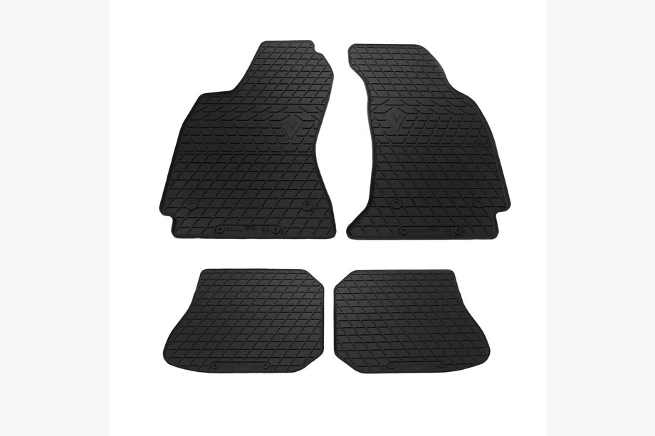 Audi A4 B5 1994–2001 Gummimattor till kupén med upphöjd kant (4 st, Stingray) Image