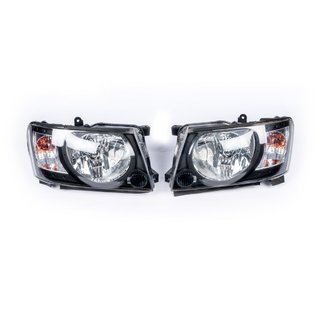 Framstrålkastare Safari Black (2004-2008, 2 st) Nissan Patrol Y61 1997–2011 foto 1