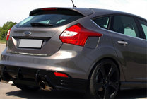 Ford Focus III 2011–2017 Lastkantsskydd baklucka 2011-2014 (Halvkombi, rostfritt stål) foto 1