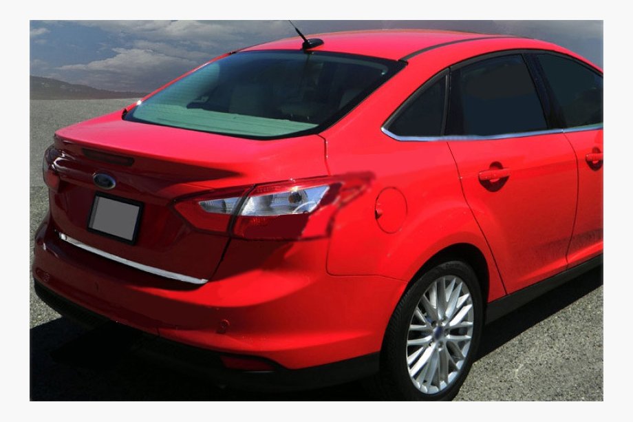 Ford Focus III 2011–2017 List till bagageluckans kant 2011-2014 (Sedan, rostfritt stål) Image