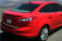 Ford Focus III 2011–2017 List till bagageluckans kant 2011-2014 (Sedan, rostfritt stål) foto 1