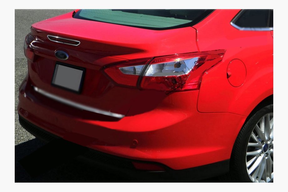 Ford Focus III 2011–2017 Rostfri inramning till bakre bromsljus Image