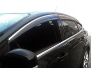 Ford Focus III 2011–2017 Vindavvisare med krom (6 st, Sunflex) Halvkombi foto 1