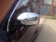 Nissan Qashqai 2014–2021 Kromade spegelkåpor (2 st, plast) foto 2
