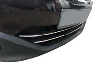 Nissan Qashqai 2010–2014 Lister till nedre grill (2 st, rostfritt stål) foto 7