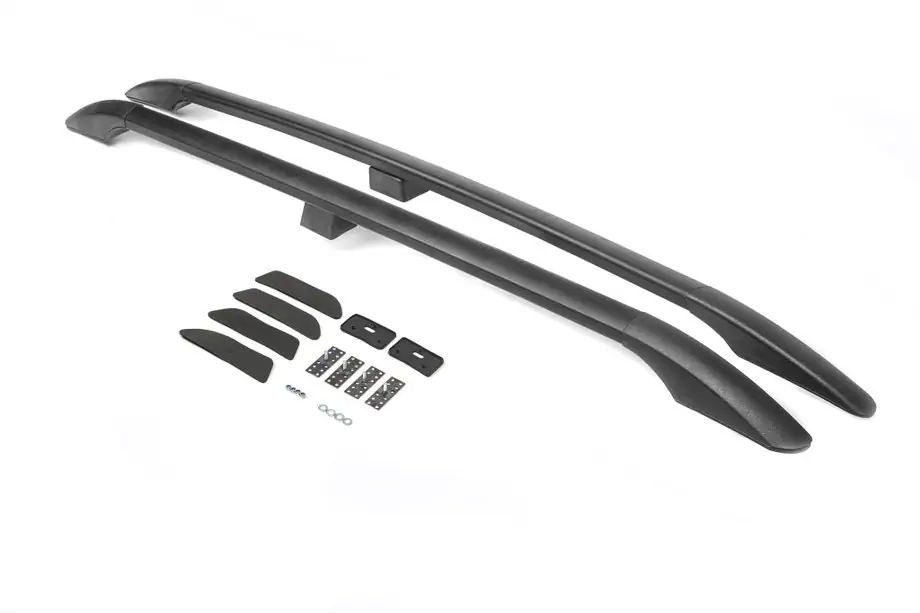 Mitsubishi Pajero Wagon IV 2006–2021 Svarta takrails, turkisk design (2 st) Image