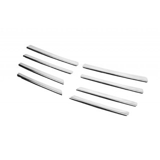 Kromlister till grill 2001-2007 (8 st, rostfritt) Opel Vivaro 2001–2015 foto 2
