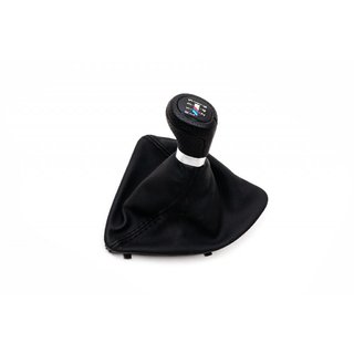 Växelspaksdamask + växelknopp OEM V1 (konstläder) BMW 1-serie E81/E82/E87/E88 2004–2011 foto 1