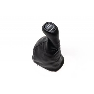Växelspaksdamask + växelspaksknopp Avantgard (2000-2004, konstläder) Mercedes C-klass W203 2000–2007 foto 1