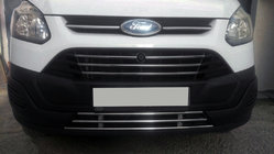 Ford Custom 2013–2022 Hel nedre grill 2013-2018 (rostfritt) foto 1