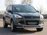 Ford Kuga/Escape 2013–2019 Främre frontbåge ST014 (rostfritt) 60/42 mm foto 1