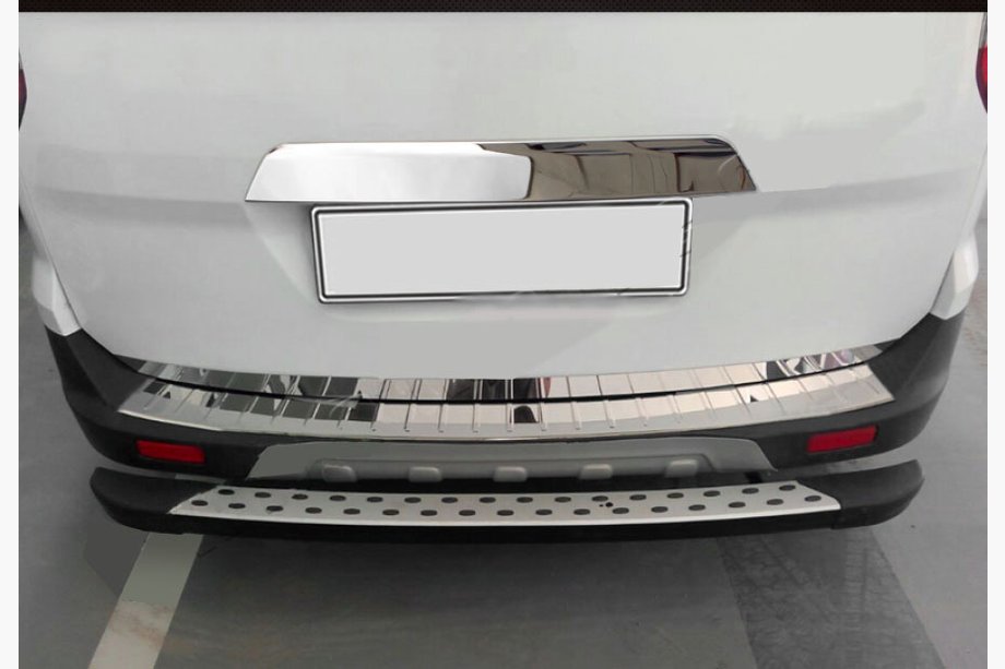 Ford Courier 2014–2023 Bakre stötfångarskydd OmsaLine (blank, rostfritt) Image