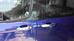 Ford Courier 2014–2023 Dörrhandtagskåpor (4 st, rostfritt stål) foto 1