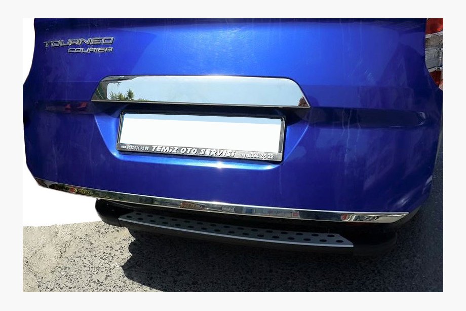 Ford Courier 2014–2023 Kantlist för bagagelucka (rostfritt stål) Image
