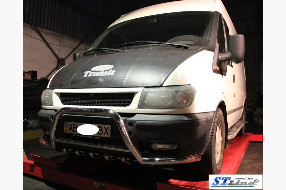 Ford Transit 2000–2014 Frontbåge WT003-Plus (2000-2006, rostfritt stål) Foto 2
