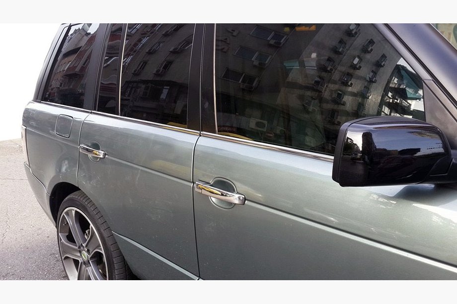 Range Rover III L322 2002–2012 Fönsterlister (6 st, rostfritt) Image