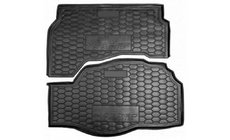 Ford Fusion 2002–2012 Bagagerumsmatta 2 delar (plast) Hybrit (SD) foto 1