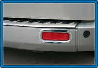 Ford Custom 2013–2022 Ramar till bakre reflexer (2 st, rostfritt) OmsaLine – italienskt rostfritt stål foto 1