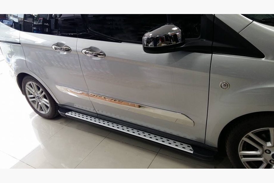 Ford Courier 2014–2023 Dörrlister (4 st, rostfritt stål) Image