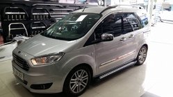 Ford Courier 2014–2023 Kromade spegelkåpor (2 st, plast) foto 8