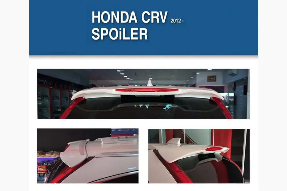 Honda CRV 2012–2016 Spoiler Meliset (för lackering) Image