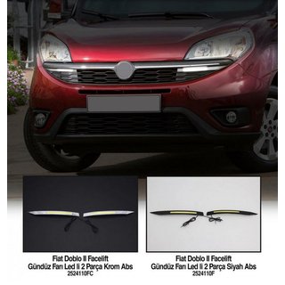 Varselljus krom (2014↗, LED) Fiat Doblo II 2010–2022 foto 3