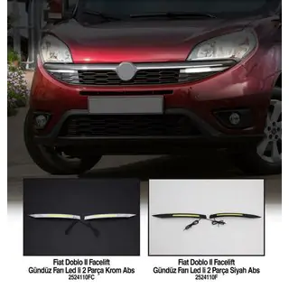 Varselljus krom (2014↗, LED) Fiat Doblo II 2010–2022 foto 3