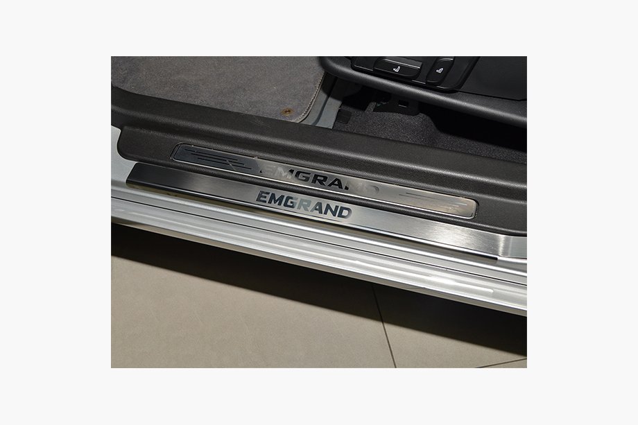 Geely Emgrand X7 2011– Natanika Premium instegsskydd (4 st, rostfritt stål) Image