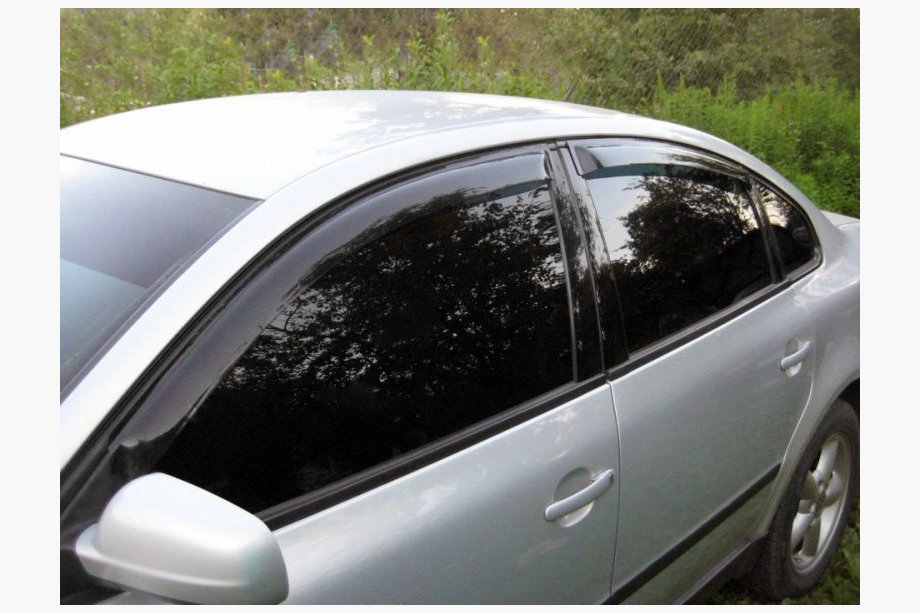 Volkswagen Passat B5 1997–2005 Vindavvisare för sidorutor SD (4 st, Niken) Image
