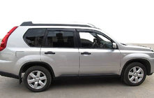 Nissan X-trail T31 2007–2014 Vindavvisare för sidorutor (4 st, HIC) foto 11