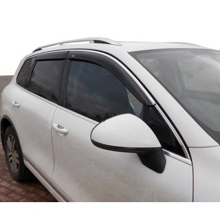 Vindavvisare med kromlist (4 st, Niken) Volkswagen Tiguan 2007–2016 foto 1
