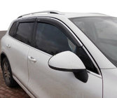 Volkswagen Tiguan 2007–2016 Vindavvisare med kromlist (4 st, Niken) foto 1