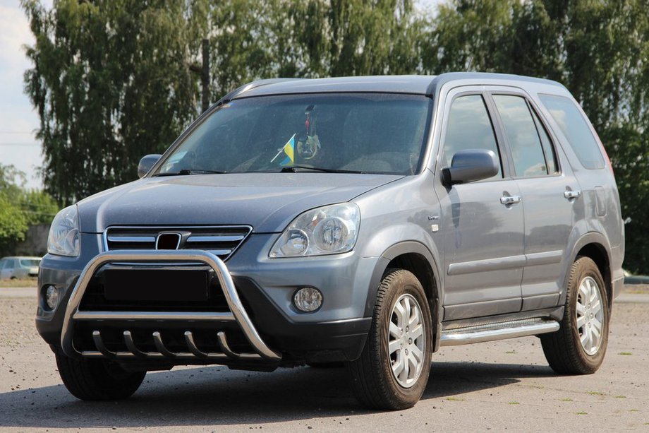 Honda CRV 2001–2006 Frontbåge WT003 (rostfritt stål) Foto 2