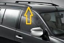 Mitsubishi Pajero Wagon IV 2006–2021 Takrails i originaldesign (2 st) foto 2
