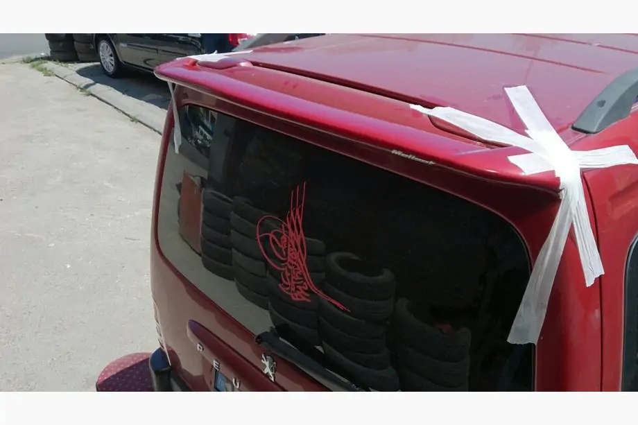 Citroen Berlingo 1996–2008 Spoiler Anatomic (för lackering) Foto 2
