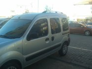 Renault Kangoo 1998–2008 Kromade takrails Standardbas, plastfötter foto 3