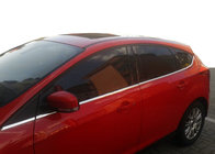 Ford Focus III 2011–2017 Nedre kromlister för fönster (8 st, rostfritt stål) foto 6