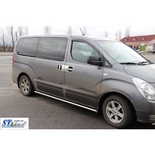 Sidorör BB001 (2 st, rostfritt) Hyundai H300, H1, Starex 2008–2020 foto 2