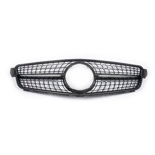 Främre kylargrill Diamond Black Mercedes C-klass W204 2007–2015 foto 2