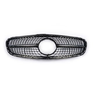 Frontgrill Diamond Black (för Avantgarde och AMG-Line, 2013-2016) Mercedes E-сlass W212 2009–2016 foto 2