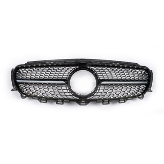 Främre grill Diamond Black (för Avantgarde/AMG-Line/E43 AMG/E53 AMG 2016-2020) Mercedes E-klass W213 2016–2023 foto 2