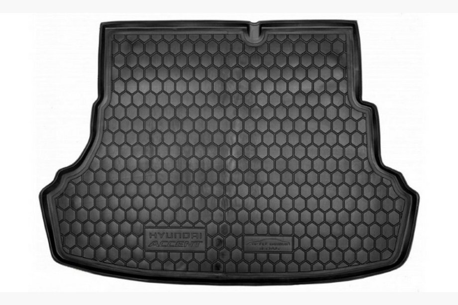 Hyundai Accent 2006–2010 Gummimatta till bagagerum SD (Autogumm, gummi) Image
