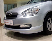 Hyundai Accent 2006–2010 Främre nedre läppspoiler (för lackering) foto 1