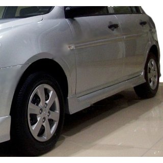 Sport sidokjolar (för lackering) Hyundai Accent 2006–2010 foto 2