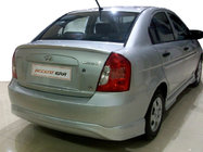 Hyundai Accent 2006–2010 Bakre nedre diffusorinsats (för lackering) foto 1